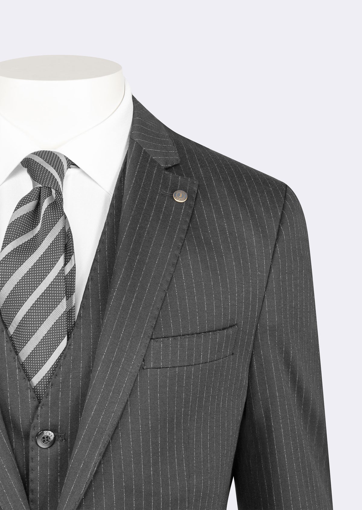 Black Three-Piece Suit