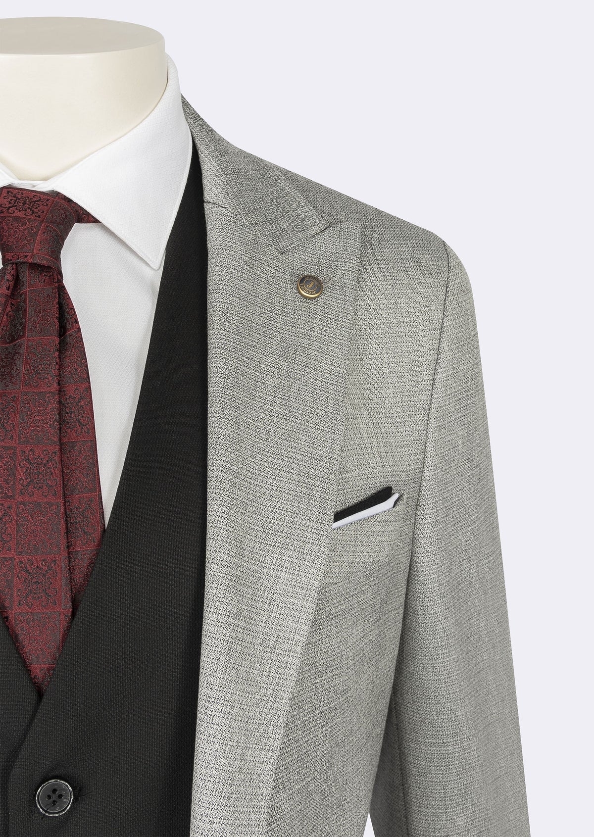 Grey Three-Piece Suit