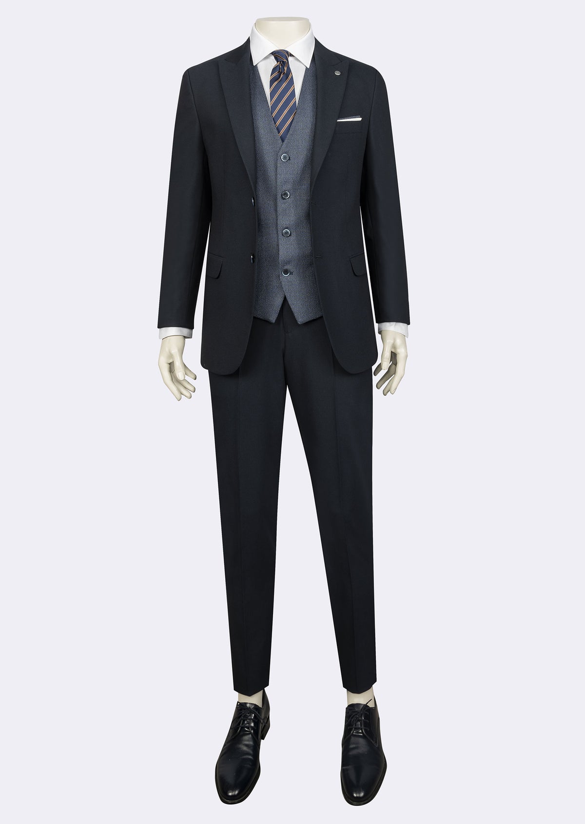 Navy Three-Piece Suit