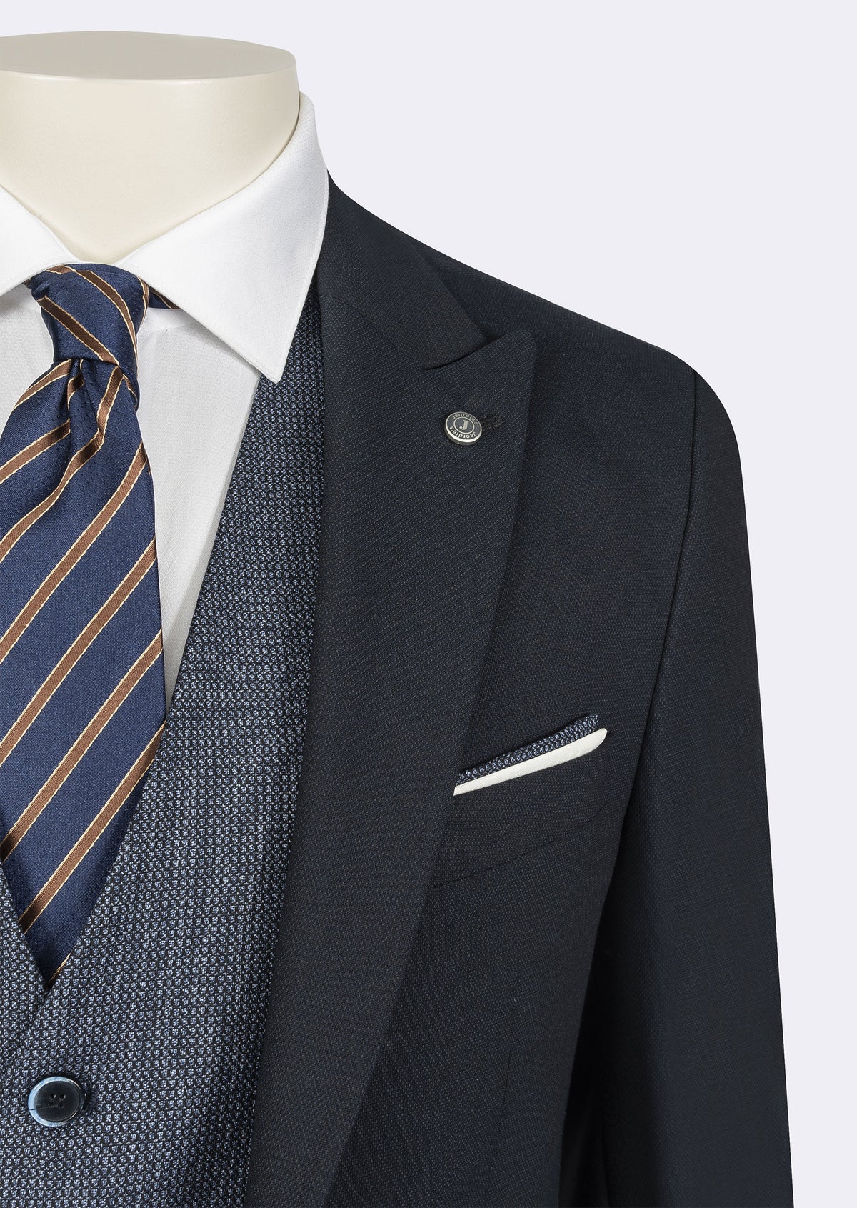 Navy Three-Piece Suit
