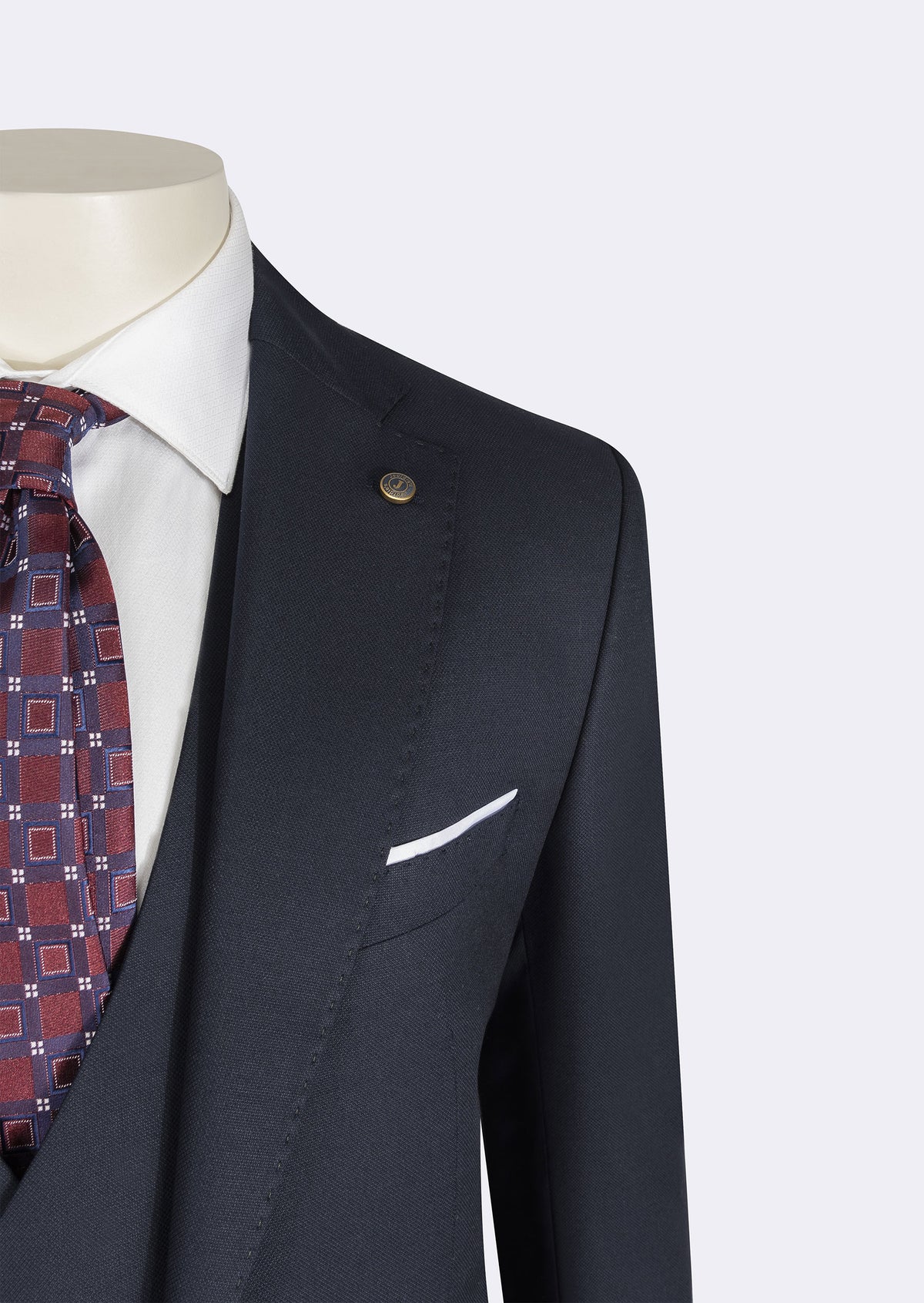 Light Navy Three-Piece Suit