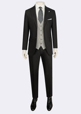 Black Three-Piece Suit