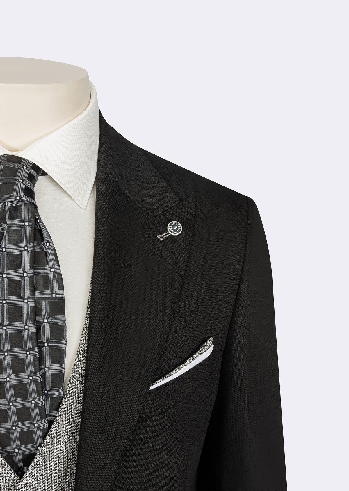 Black Three-Piece Suit