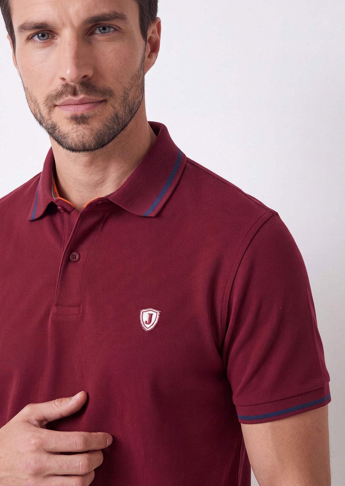 Burgundy Polo T-Shirt