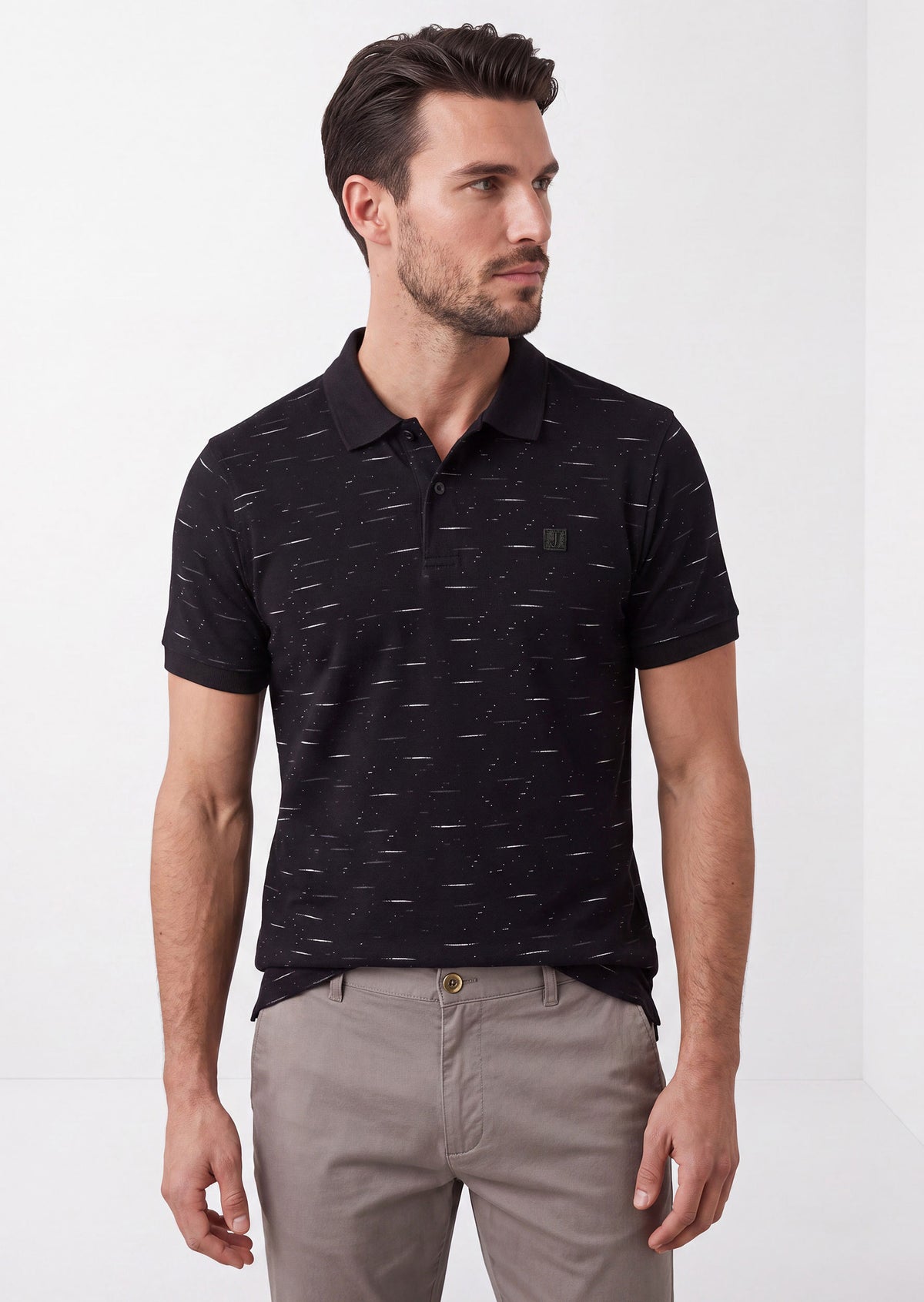 Black Polo T-Shirt
