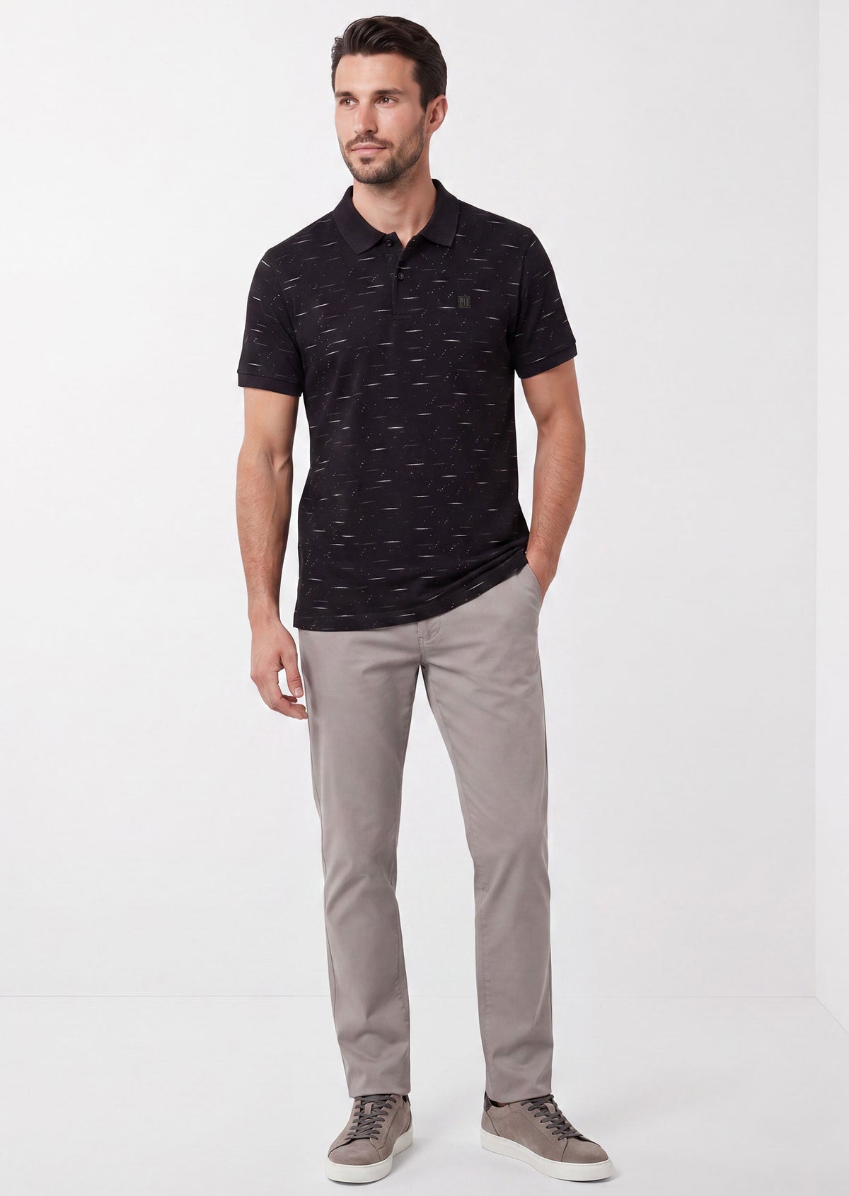 Black Polo T-Shirt