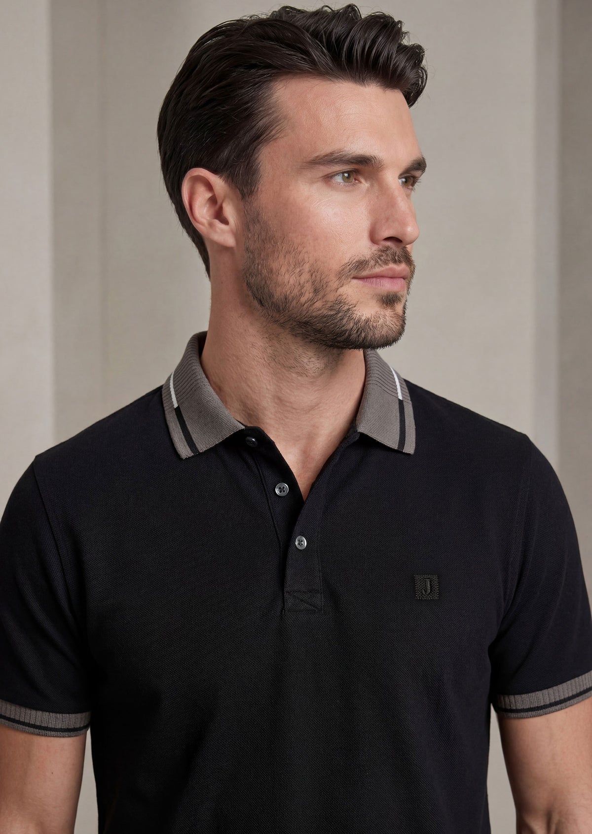 Black Polo T-Shirt