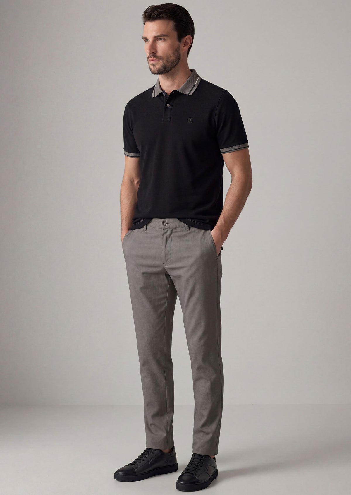 Black Polo T-Shirt