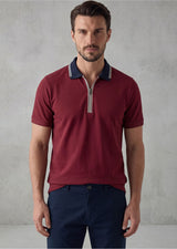 Burgundy Polo T-Shirt