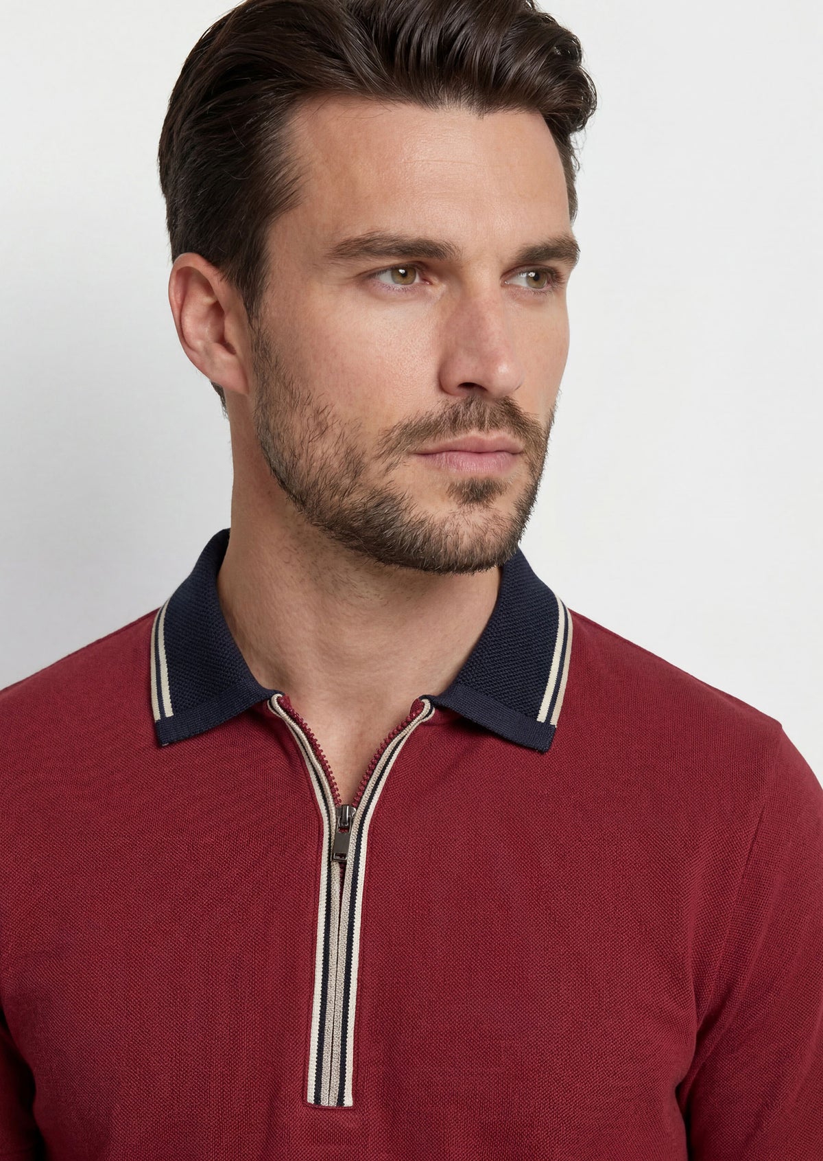 Burgundy Polo T-Shirt