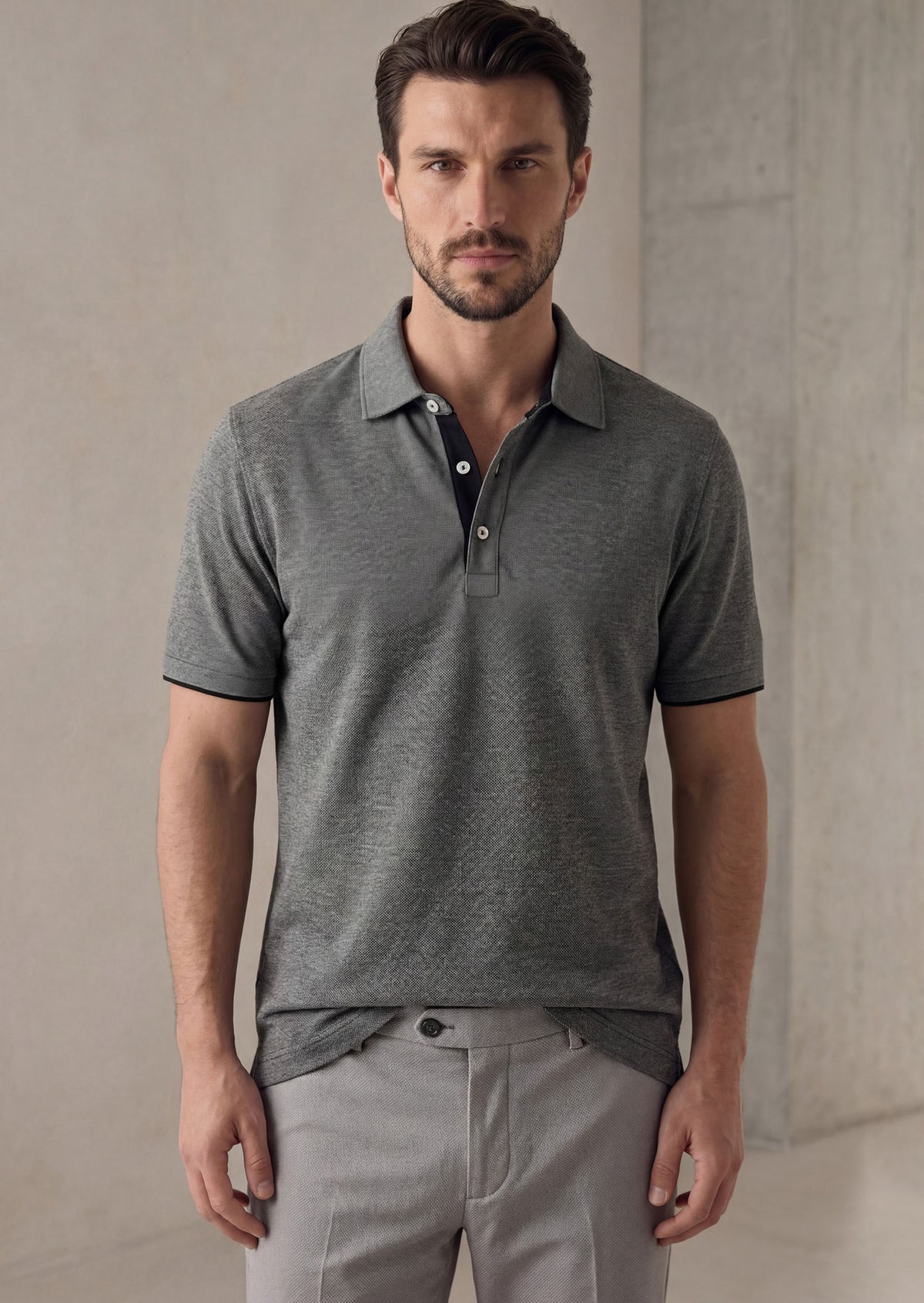 Anthracite Polo T-Shirt