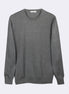 Dark Grey Melange Knitwear