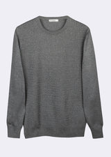 Dark Grey Melange Knitwear