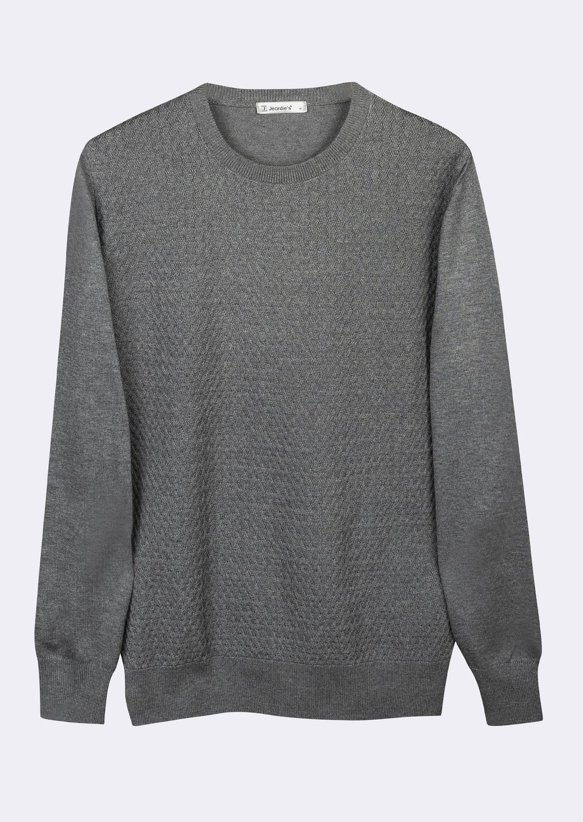 Dark Grey Melange Knitwear