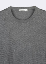 Dark Grey Melange Knitwear