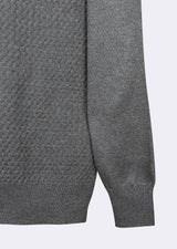 Dark Grey Melange Knitwear