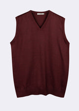 Dark Burgundy Melange Knitwear