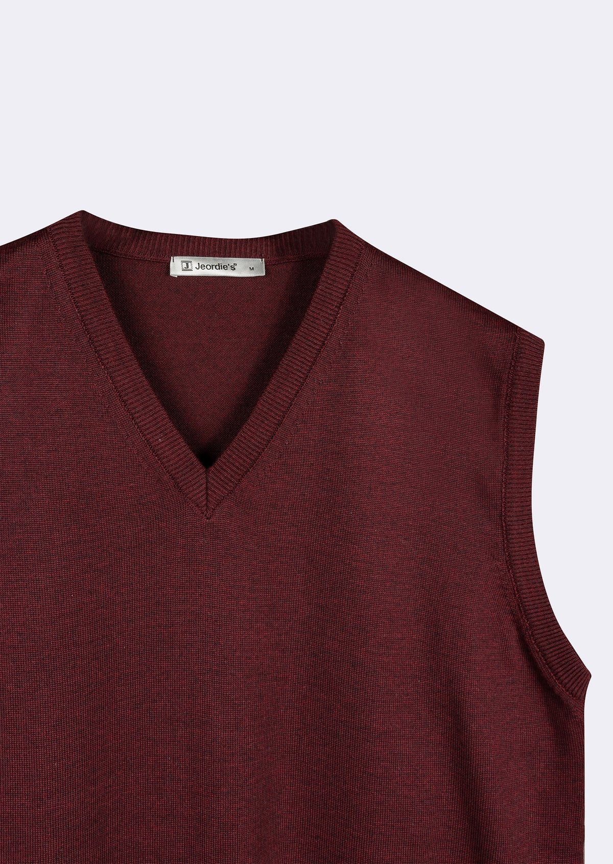 Dark Burgundy Melange Knitwear