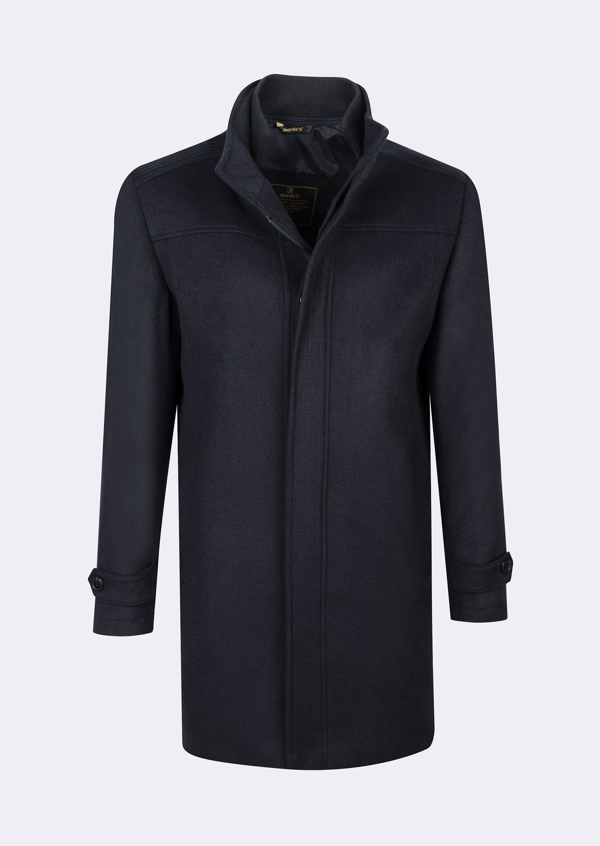 Navy Wool Coat