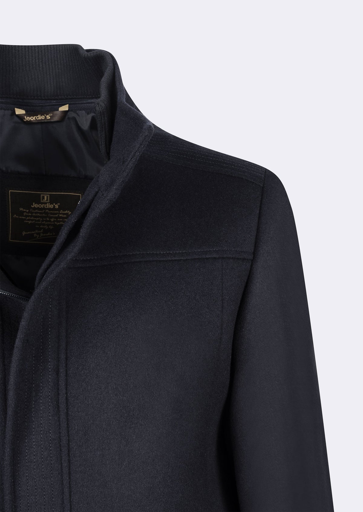 Navy Wool Coat