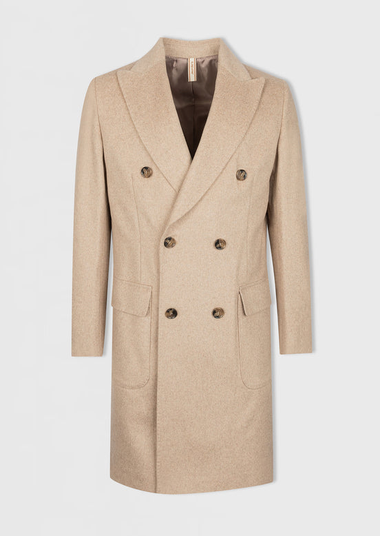 Beige Wool Coat