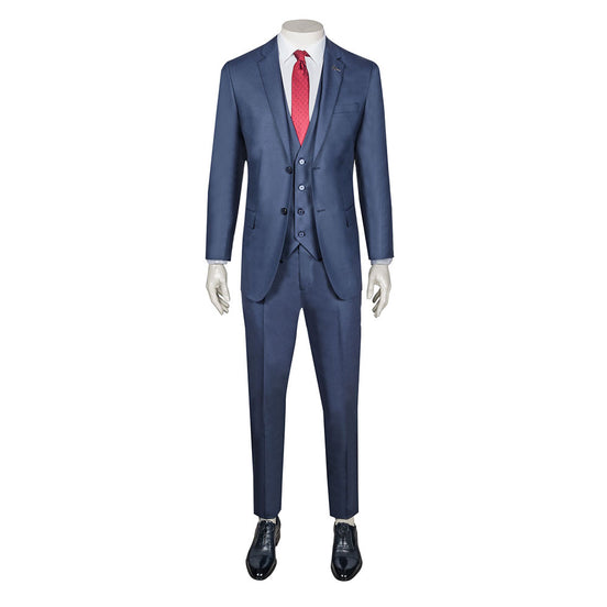 Light Navy Wool Suit