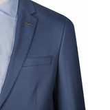 Light Navy Wool Suit
