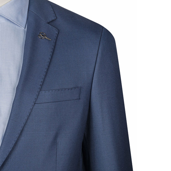Light Navy Wool Suit