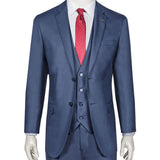 Light Navy Wool Suit