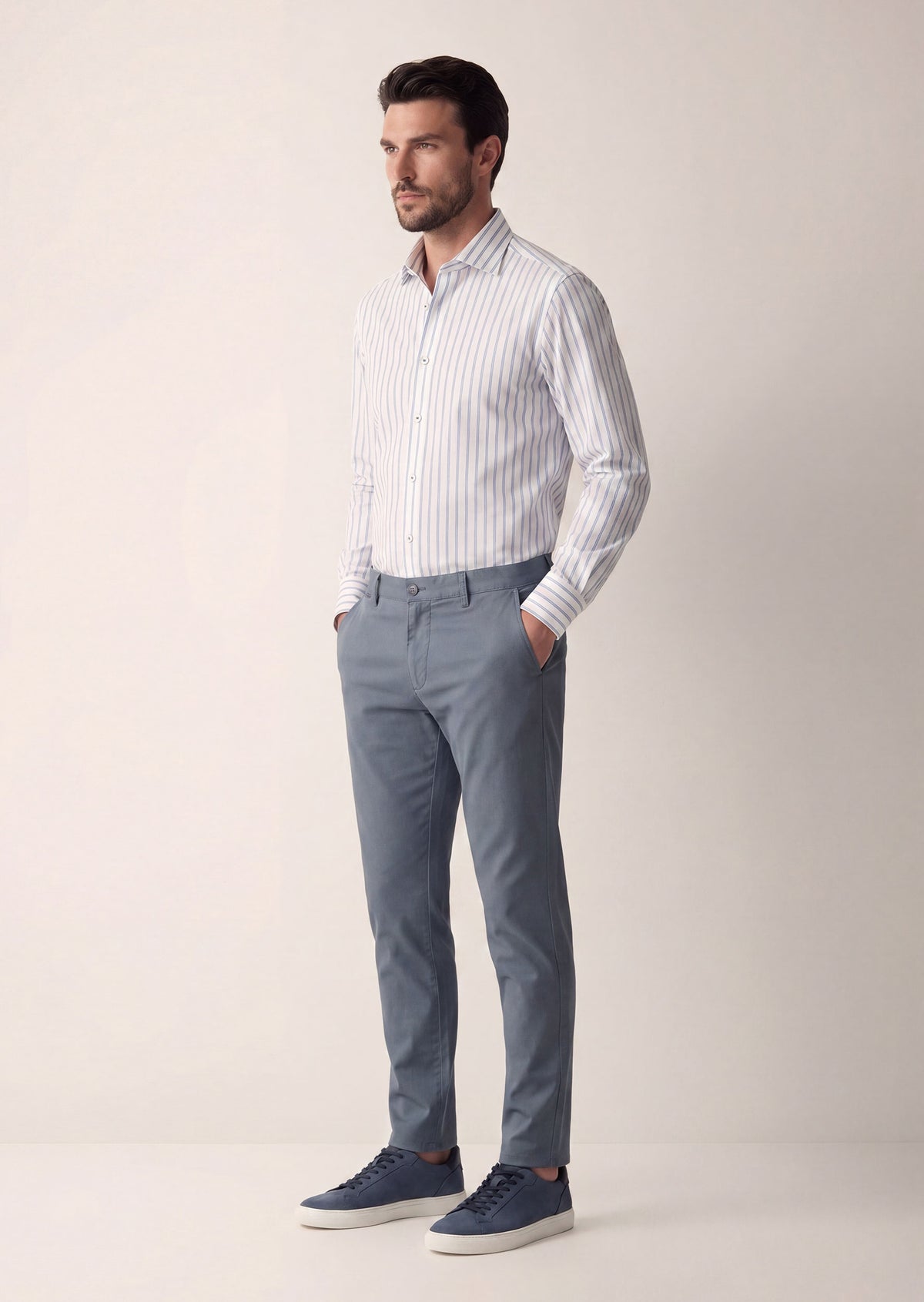 Blue Chino & Casual Pant
