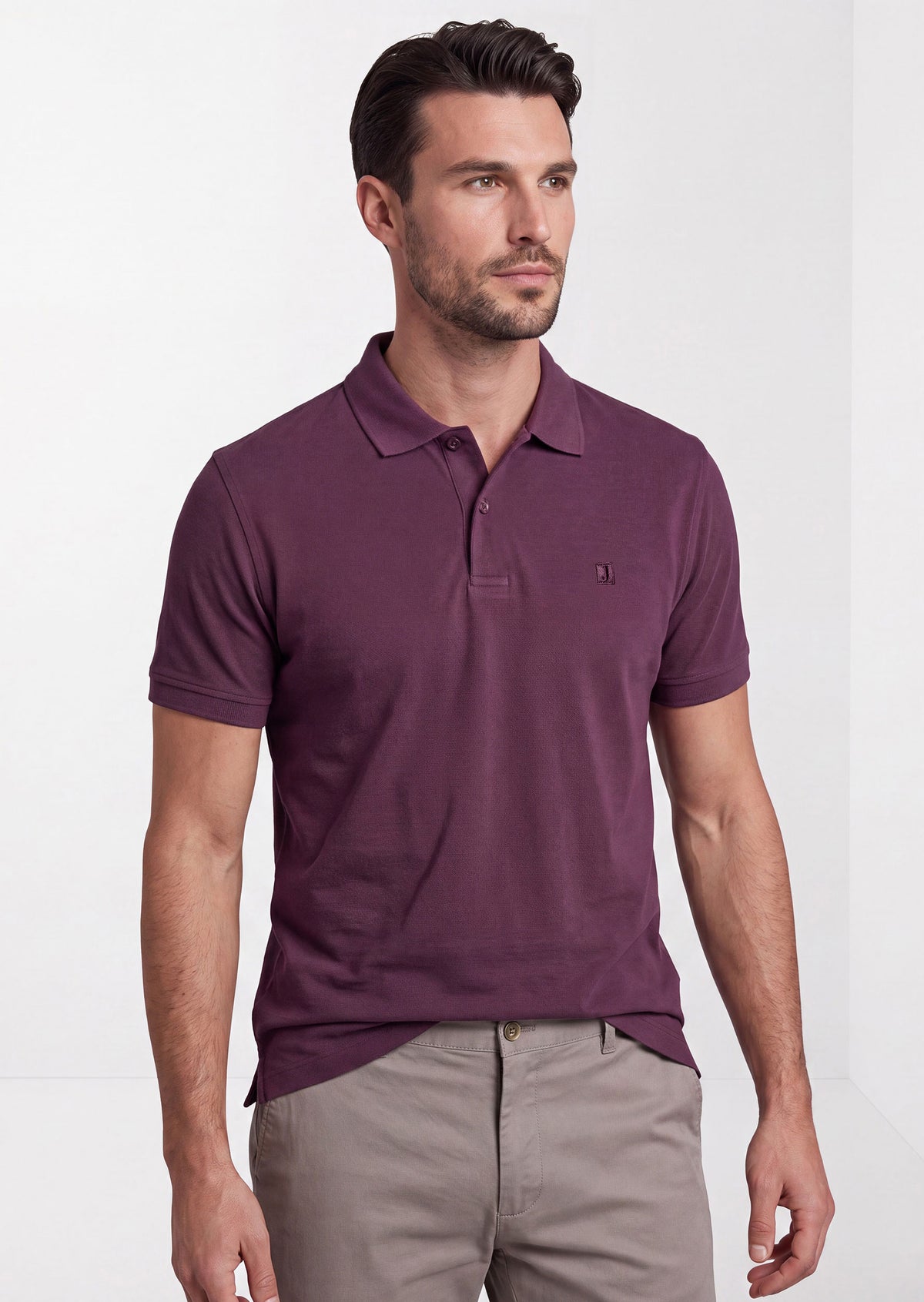 Dark Purple Polo T-Shirt