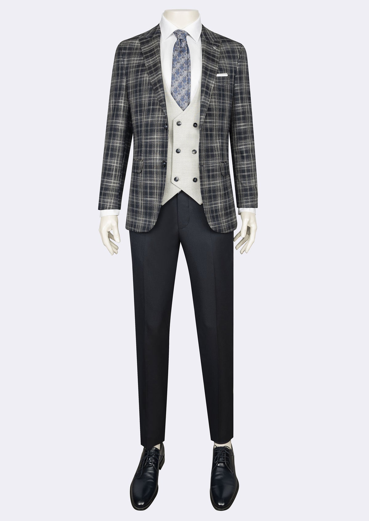 Navy Three-Piece Suit