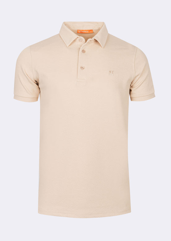 Beige Polo T-Shirt