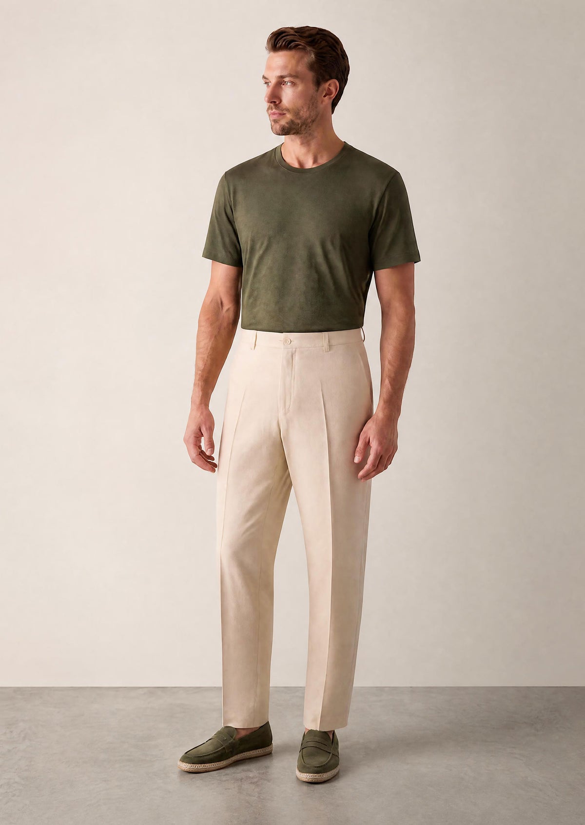Beige Chino & Casual Pant