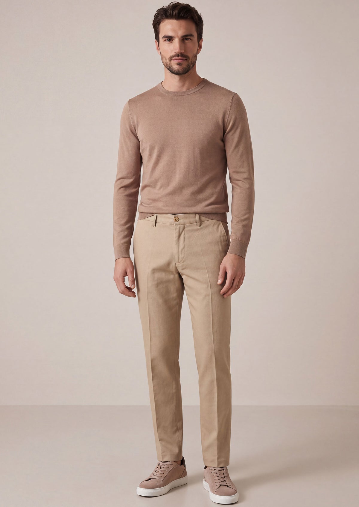 Beige Chino & Casual Pant