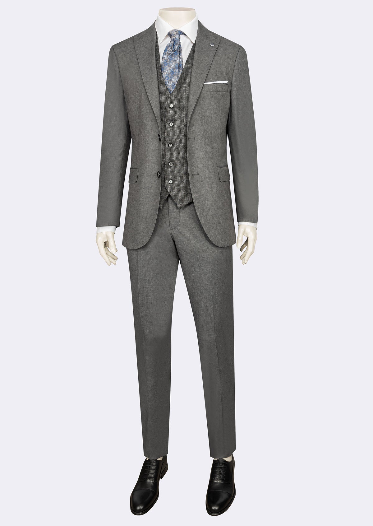 Grey Three-Piece Suit
