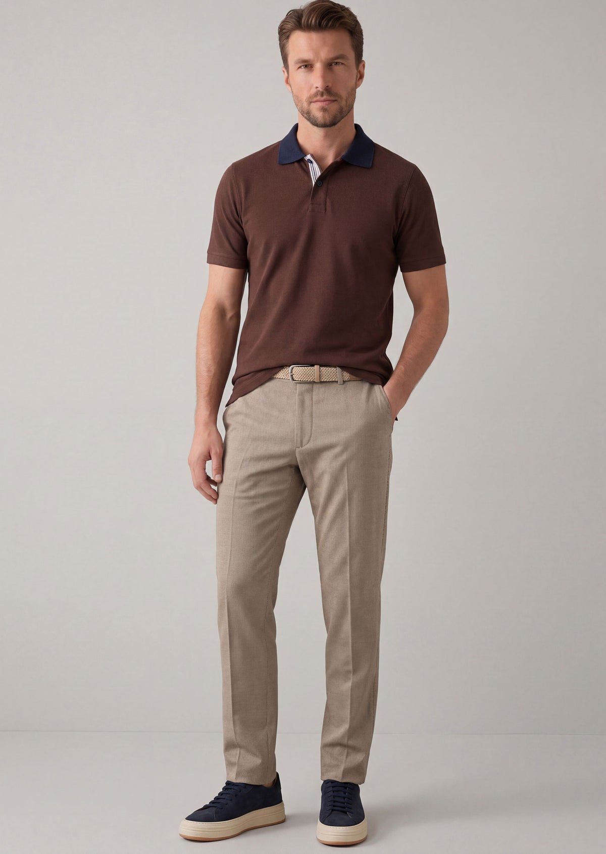 Brown Polo T-Shirt