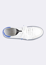 White - Sax Blue Trainers