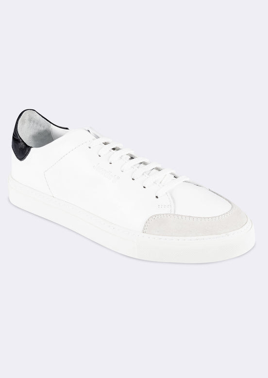 White - Black Trainers