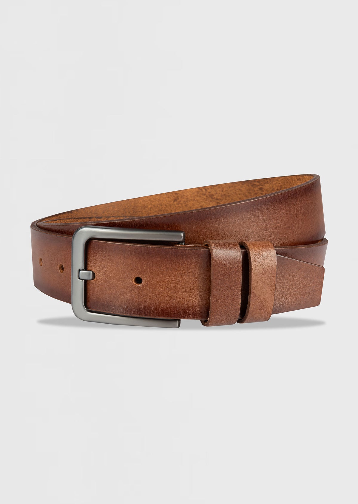 Medium Brown Leather Belt