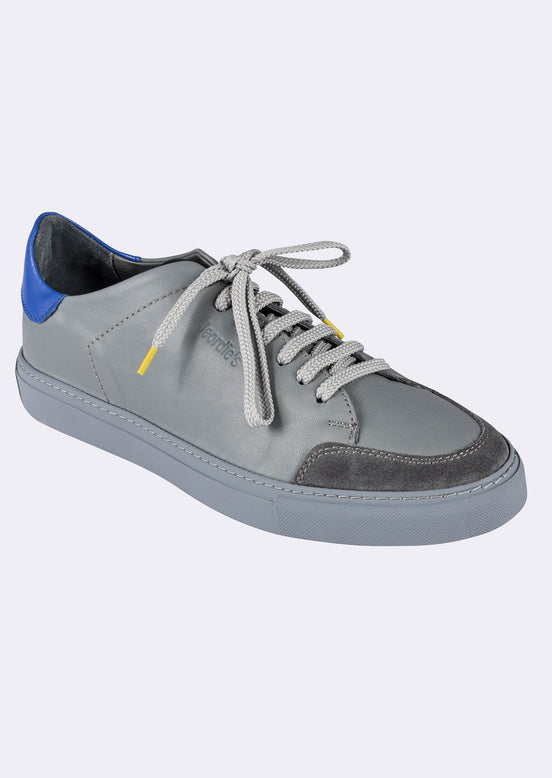 Grey - Blue Trainers