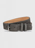 Anthracite Leather Belt