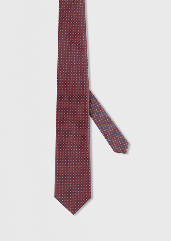 Burgundy Patterned Tie