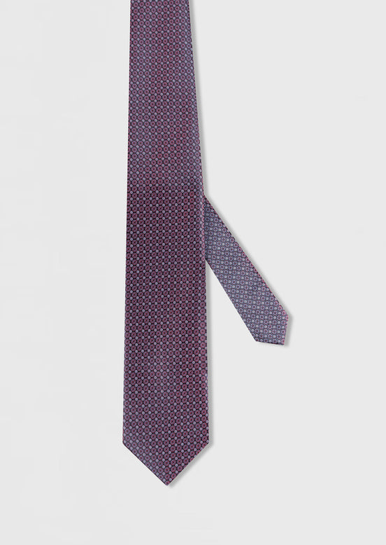 Light Burgundy Patterned Tie
