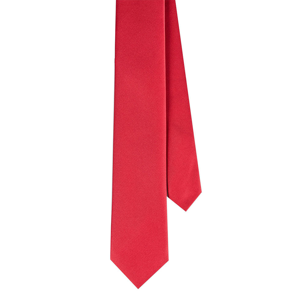 Red Plain Tie