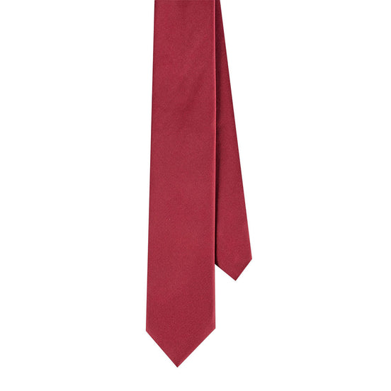 Burgundy Plain Tie