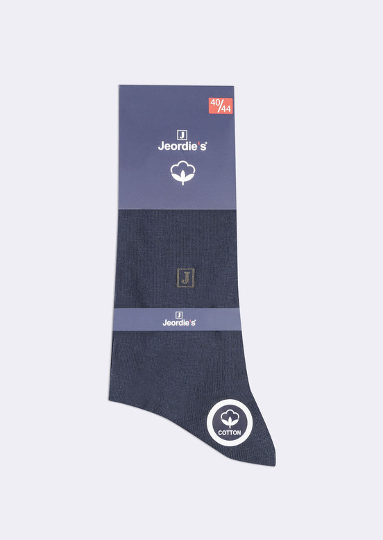 Navy Cotton Sock