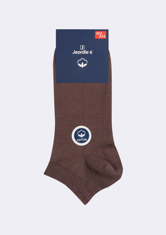 Brown Cotton Sock
