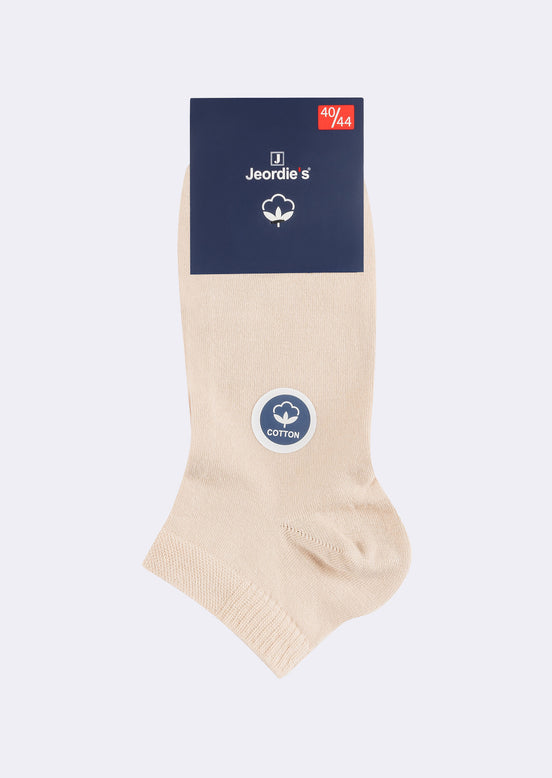 Beige Cotton Sock