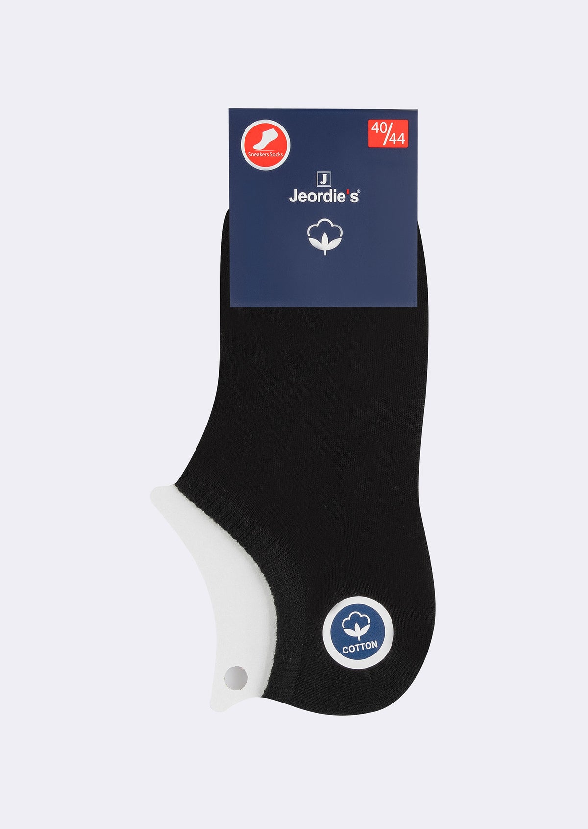 Black Cotton Sock